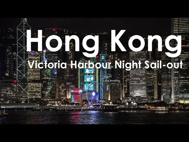 'Video thumbnail for Hong Kong Night-time time lapse Sail Out on Queen Elizabeth Cruise Ship'