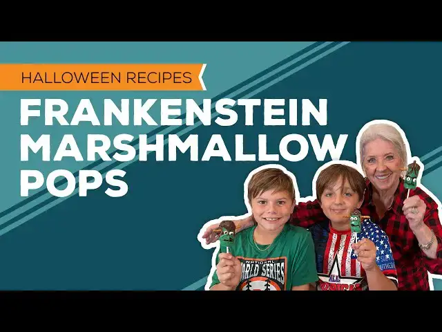 Video thumbnail for Love & Best Dishes: Frankenstein Marshmallow Pops Recipe | Halloween Recipes for Kids