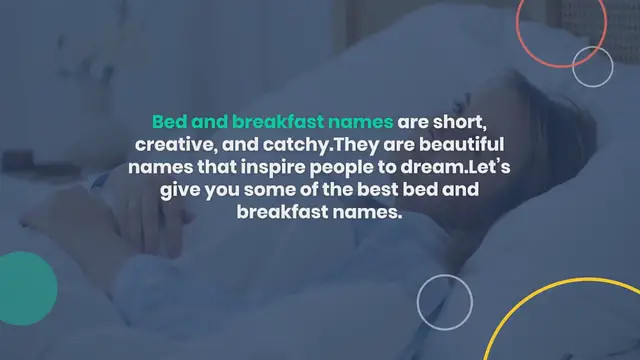 Video thumbnail for 400+ Best Bed And Breakfast Names Ideas To Know