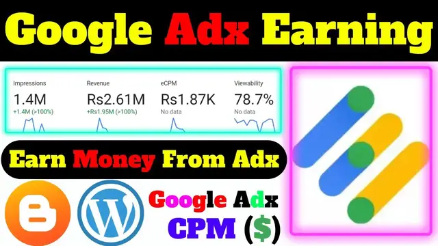 'Video thumbnail for Earn Money From Google Adx | Google Adx Earning Proof | How To Get Google Adx Approval | Google Adx'