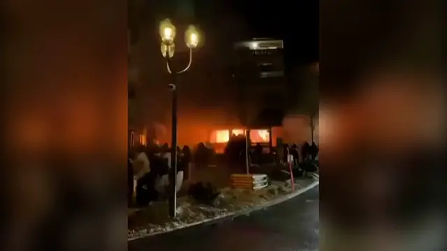 Video thumbnail for At least 10 killed in an explosion at Swiss ski resort town