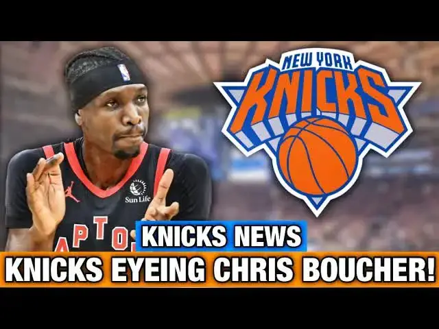 Video thumbnail for REPORT: Knicks Express Interest in Raptors’ Chris Boucher—Trade Deadline Plan? | NY Knicks News