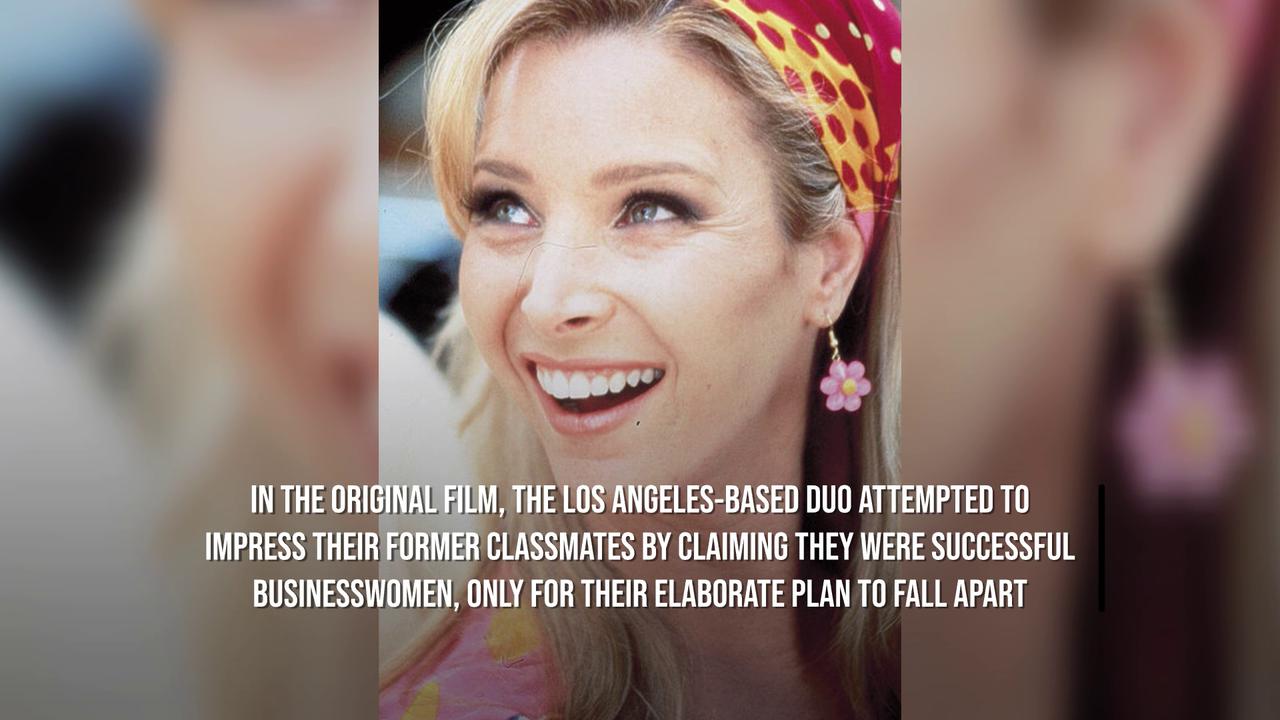 Video thumbnail for Lisa Kudrow and Mira Sorvino start production on Romy and Michele sequel.