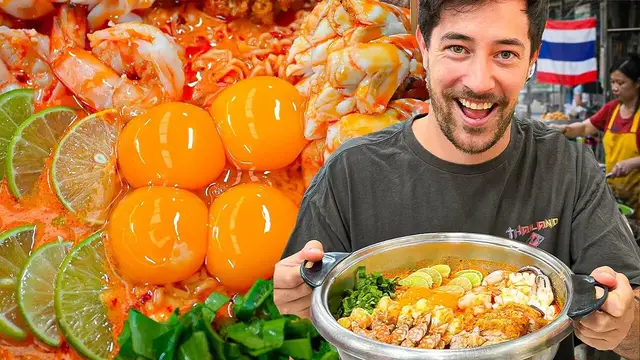 Video thumbnail for I Ate Bangkok's CRAZIEST Noodles for 24 Hours!!