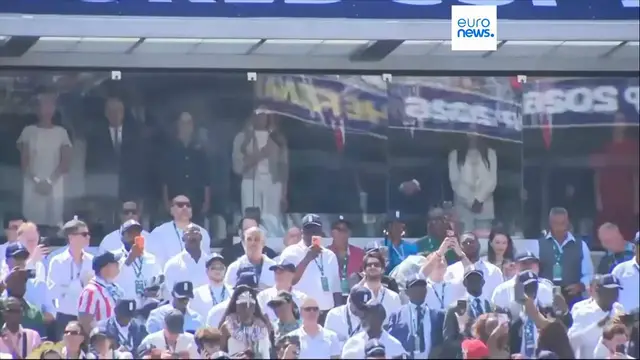 Video thumbnail for Trump and Sánchez meet at World Cup final after nearly two years of diplomatic tensions