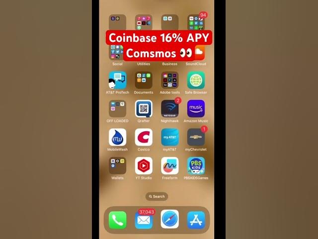 Video thumbnail for Pays 16% APY where😶- Wait #think why ⁉️ #investing #cosmos