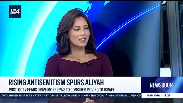 Video thumbnail for Rising antisemitism spurs Aliyah: post-Oct 7 fears drive more Jews to consider moving to Israel