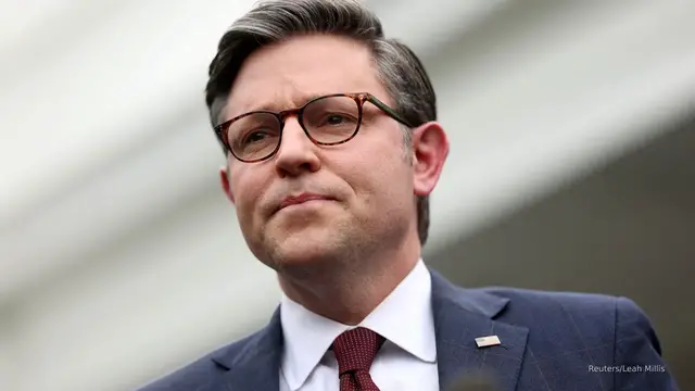 'Video thumbnail for House shutdown vote: Johnson working to pass Democrat-opposed bill'