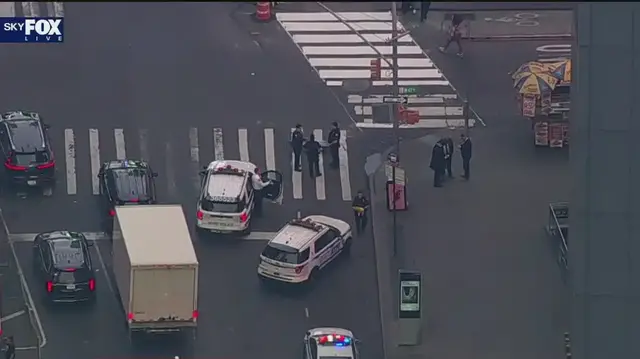 'Video thumbnail for Man shot in Times Square'
