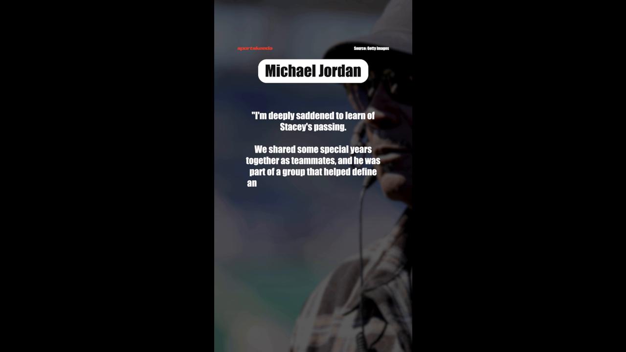 Video thumbnail for What Michael Jordan Said After Stacey King's Death