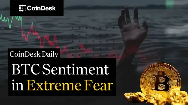 'Video thumbnail for Bitcoin Down More Than 10% on the Week Amid 'Extreme Fear' Sentiment'