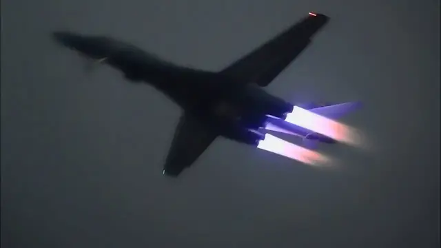 Video thumbnail for Airforce B1-B Lancer Takeoff And Landing (BONE 2025)