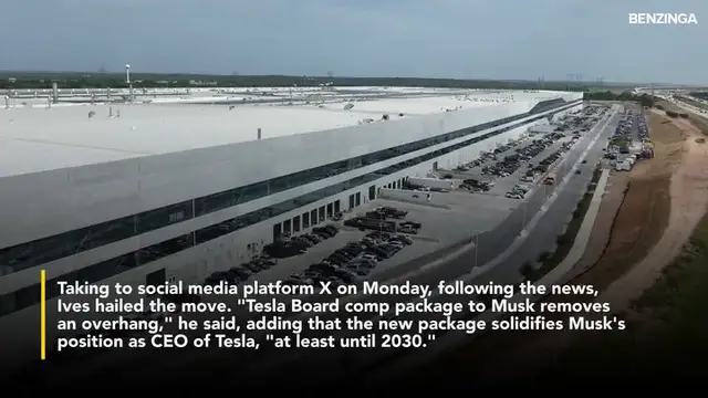 'Video thumbnail for Elon Musk's $29 Billion Pay Package Solidifies Tesla CEO Role 'Till 2030,' Says Dan Ives—Gary Black Calls It Favorable'
