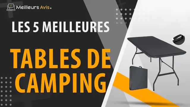 Video thumbnail for ⭐️ MEILLEURE TABLE DE CAMPING - Comparatif 2023