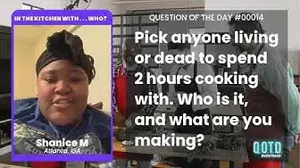 Video thumbnail for Shanice wants to cook Caribbean dishes with her late grandfather. Sounds delicious!