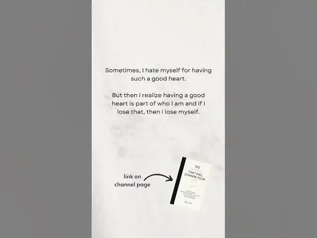 'Video thumbnail for Having a good heart is part of who I am…and I won’t change'