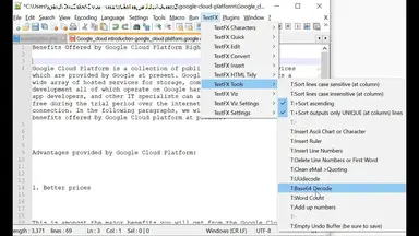'Video thumbnail for How to count words in a text using Notepad++ word count tool'
