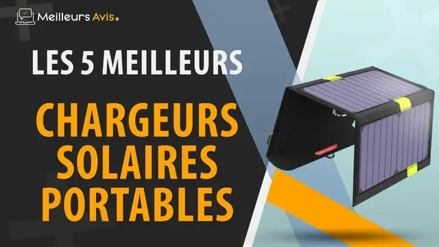 Video thumbnail for ⭐️ MEILLEUR CHARGEUR SOLAIRE PORTABLE - Comparatif 2023