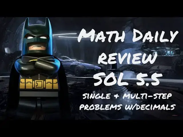 Video thumbnail for SOL 5.5 Math Daily Review May 15