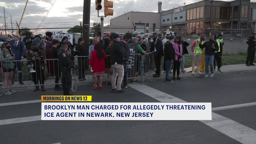Video thumbnail for Brooklyn man charged for allegedly threatening ICE agent in New Jersey