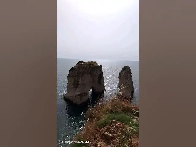 Video thumbnail for Rachweh Rocks, Beirut, Lebanon #travel #sightseeing #travelvlog #lebanon #beirut #backpacking