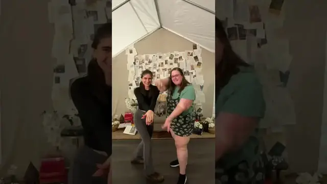 'Video thumbnail for Cozy library little free library launch photo booth! #little freelibrary'