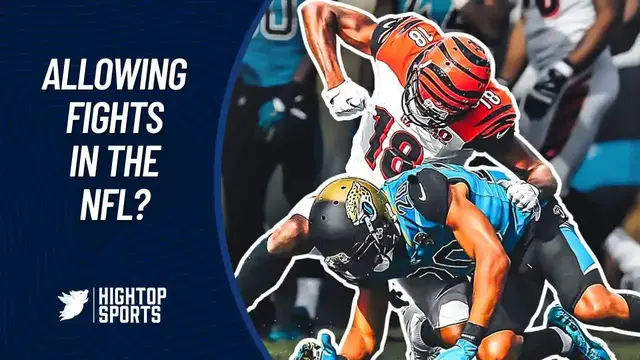 'Video thumbnail for Should players be able to fight in the NFL like they do in NHL?'