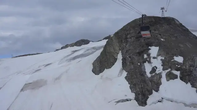 Video thumbnail for France: Glaciers in Alps and Pyrenees face record melting during western European heatwave.