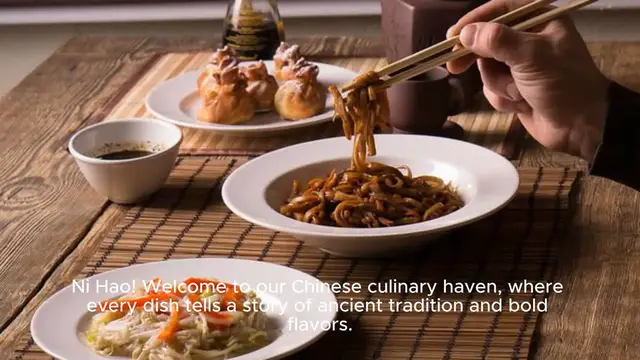 Video thumbnail for Chinese Cuisine Menu