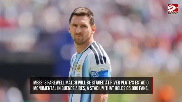 Video thumbnail for Lionel Messi named in Argentina squad for farewell match