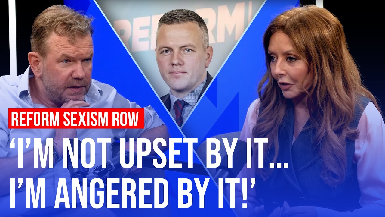 Video thumbnail for 'It's just disgusting stuff!' | Carol Vorderman hits out as Reform sexism row deepens
