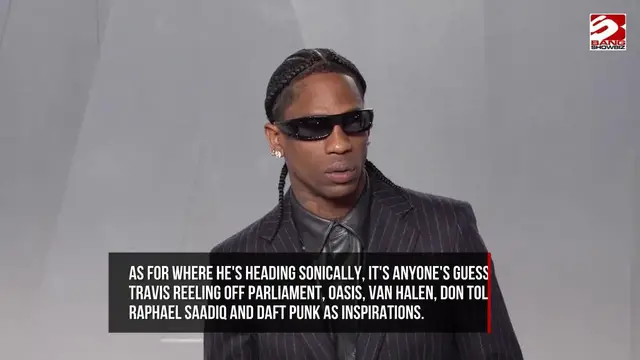 Video thumbnail for Travis Scott teases ambitious new album influenced by Oasis, Van Halen and Daft Punk