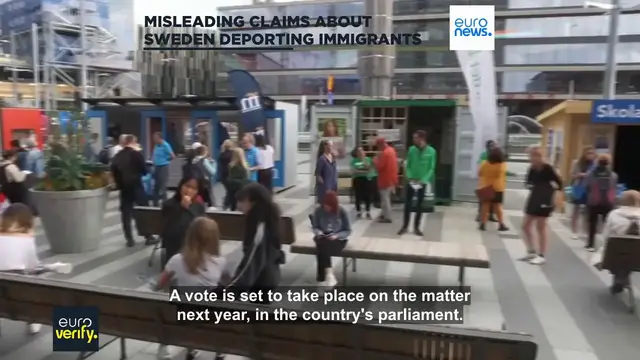 'Video thumbnail for Verifying claims Sweden is deporting immigrants for 'not adhering to Western values''