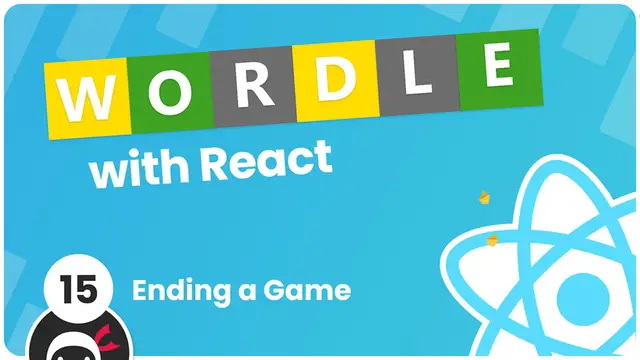 Video thumbnail for Make a Wordle Clone with React #15 - Ending a Game