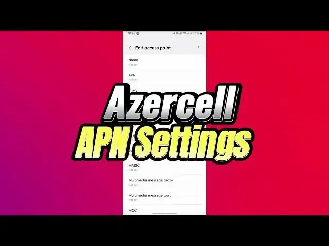 Video thumbnail for How to Set Up Azercell APN Settings for Calls, Texts, & Data (Step-by-Step)