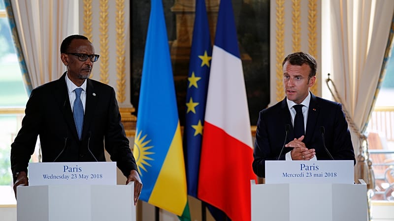 Video thumbnail for Macron and Kagame inaugurate Paris memorial to Rwanda genocide victims