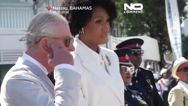 Video thumbnail for Bahamas: King Charles III dances with locals during Caribbean visit