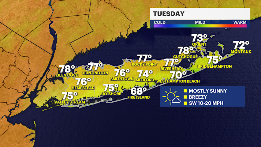 Video thumbnail for Nice weather Tuesday with spotty midweek showers and warmer weather on the way