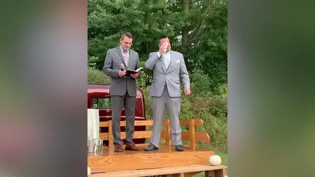 Video thumbnail for Groom Cries Uncontrollably As Bride Walks Down Aisle | Happily TV