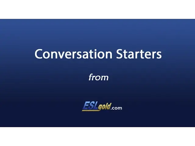 Video thumbnail for Free English Lessons:  Starting a Conversation in English