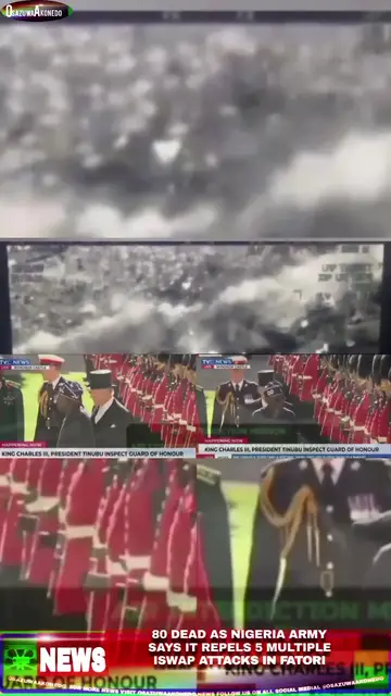 Video thumbnail for 80 Dead As Nigeria Army Says It Repels 5 Multiple ISWAP Attacks In Fatori