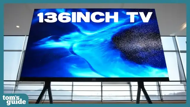 Video thumbnail for 136-inch Hisense MicroLED TV | Review