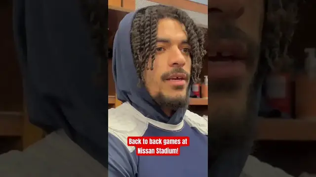 Video thumbnail for Amani Hooker feeling good about the #Titans being in front of a home crowd back to back weeks