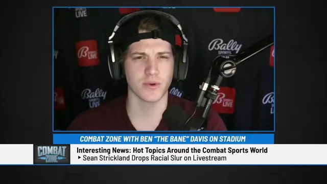 'Video thumbnail for UFC Star Sean Strickland Drops Racial Slur on Livestream'