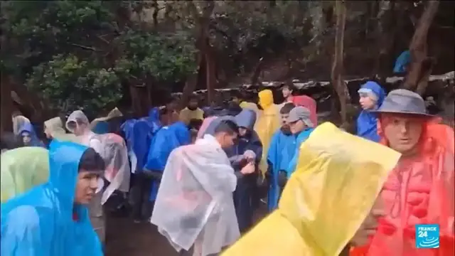 Video thumbnail for El Niño rains in Peru disrupt access to Machu Picchu