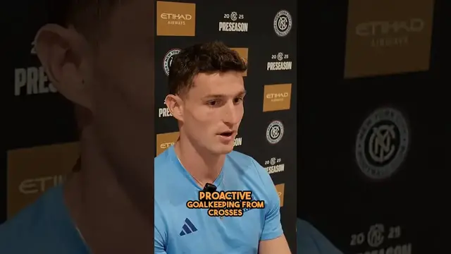 Video thumbnail for NYCFC Goalkeeper on 2025 Preseason & Improving Game