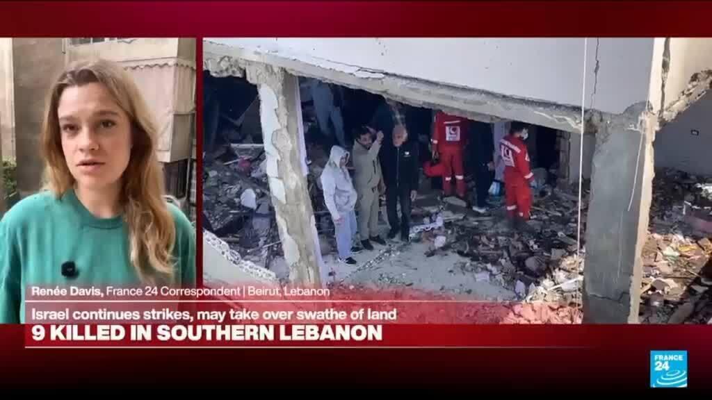 Video thumbnail for 'The humanitarian crisis here is worsening by the minute': Israel continues to bomb Lebanon