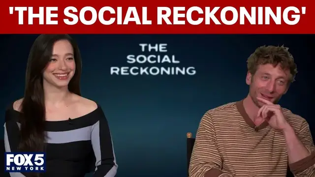 Video thumbnail for Mikey Madison, Jeremy Allen White talk 'The Social Reckoning'