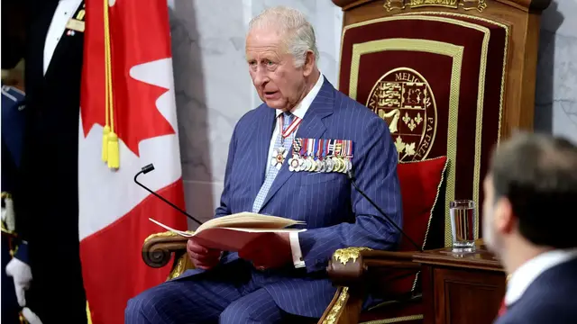 Video thumbnail for King Charles III delivers rare royal speech to Canada’s Parliament, backing sovereignty