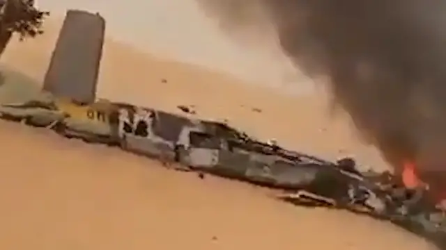Video thumbnail for Tuareg fighters claim to have shot down a Russian helicopter in Mali